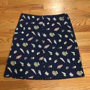 Talbots seashell skirt size 6